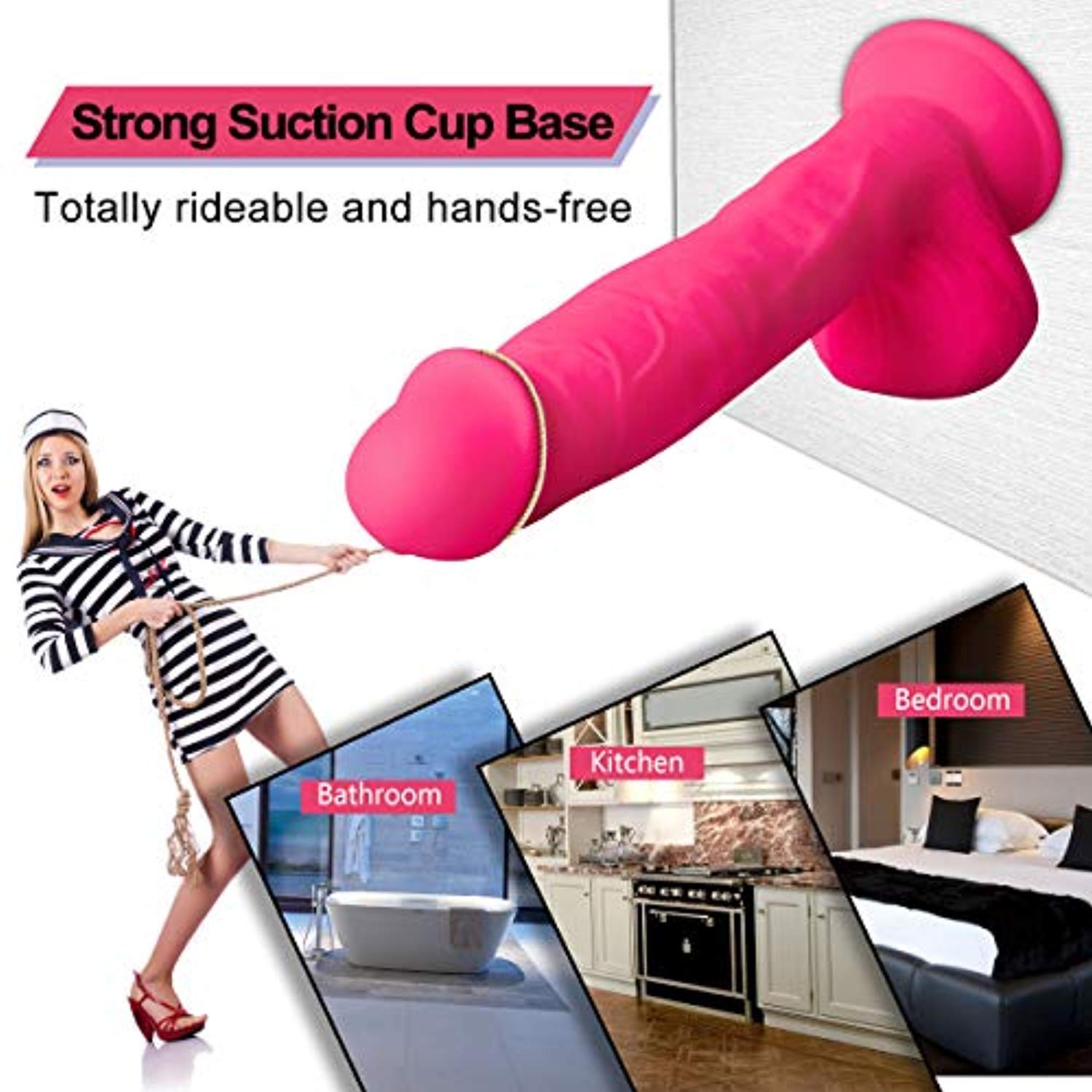 Realistic Dual Density Liquid Dildo - Adult Toys
