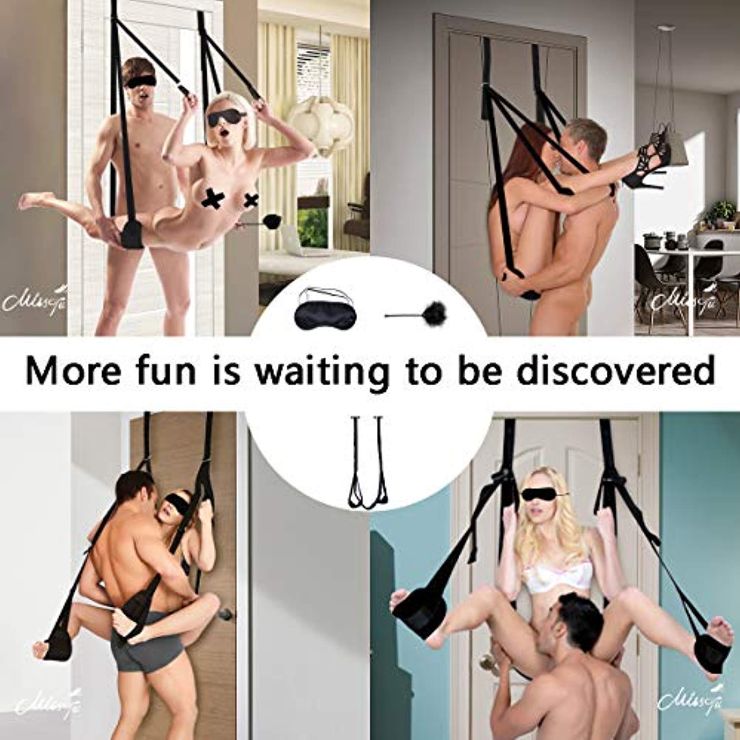 Door Sex Swing Restraint Bondage Kit - Adult Toys