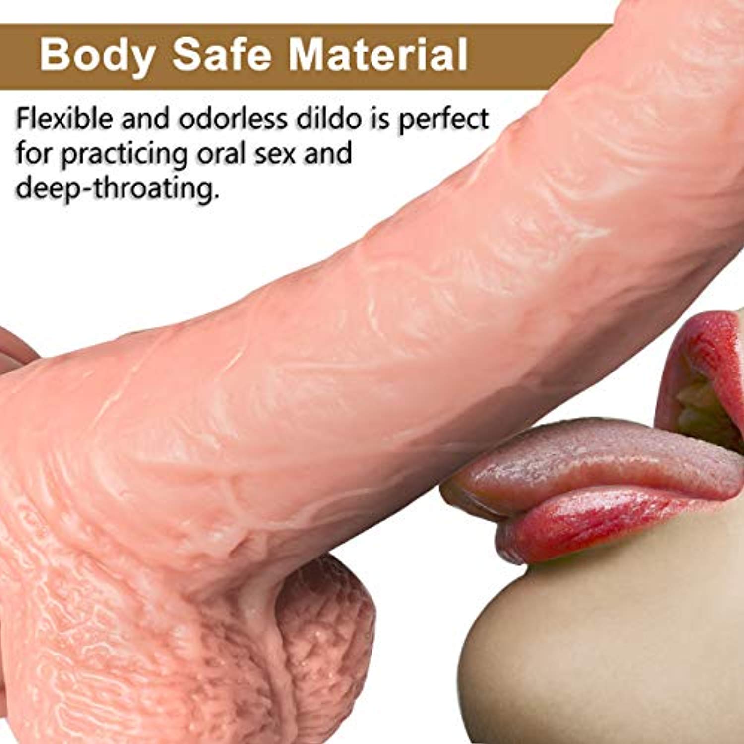 Dildo Silicone Penis For Women Dildo With Suction Realistic - Adult Toys