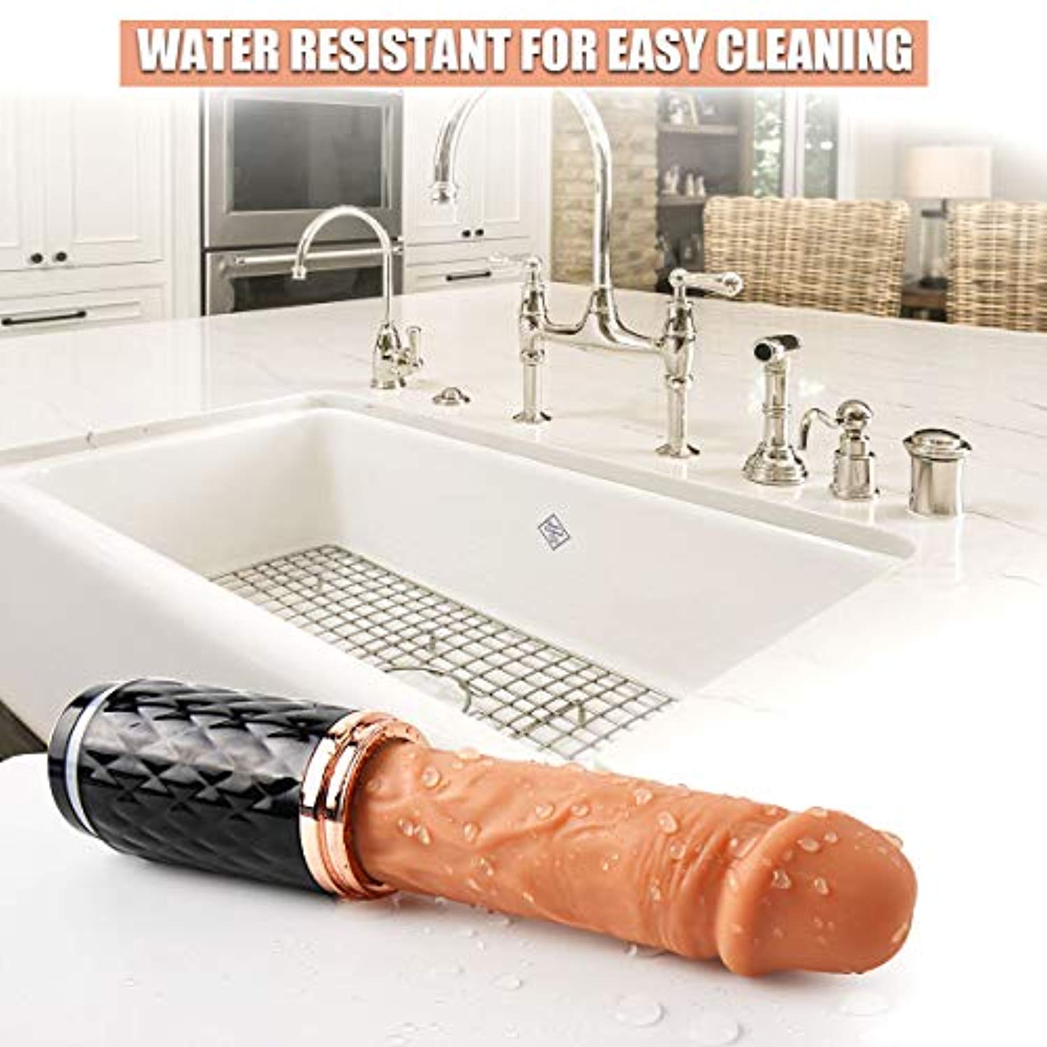 Thrusting Realistic Vibrating Dildo - Adult Toys