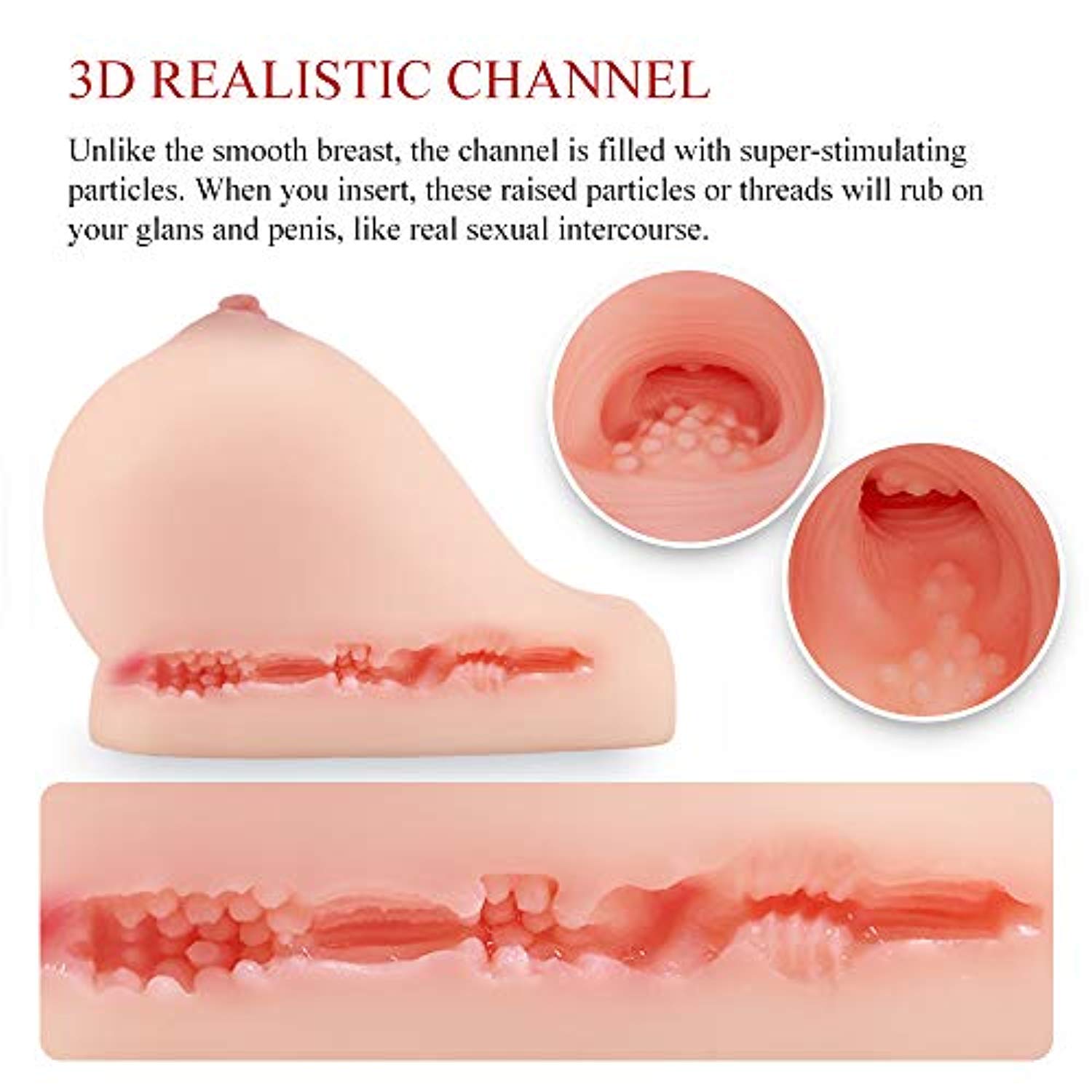Realistic Boobs Vaginal 3D Pussy Breast - Adult Toys