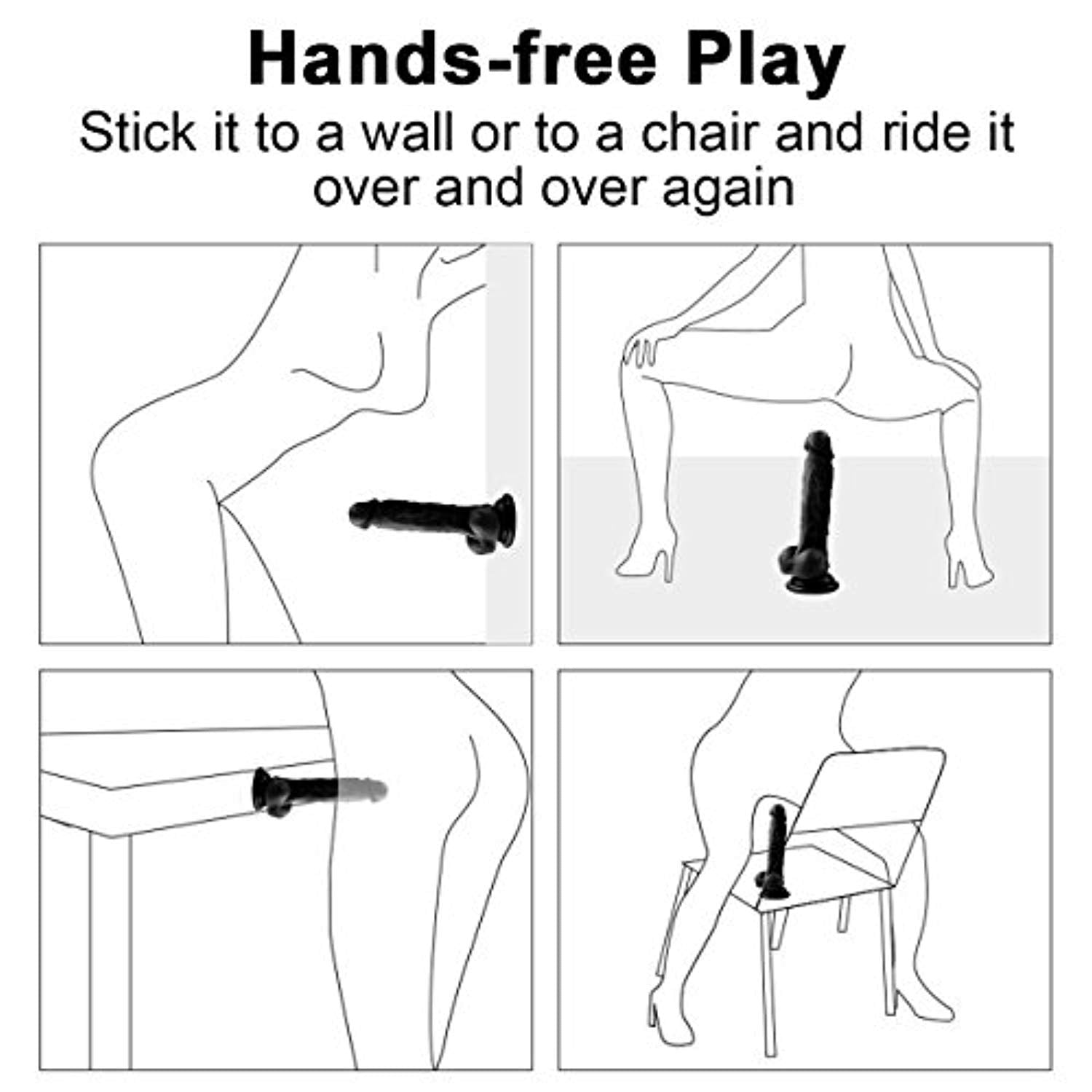 Realistic Ultra-Soft Dildo Women Sex Toy Large Dildo - Adult Toys