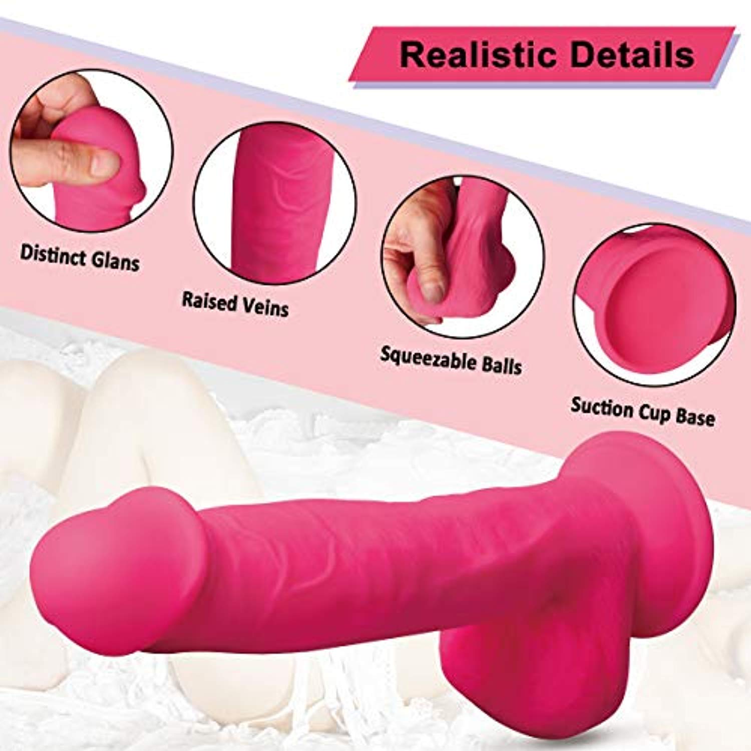 Realistic Dual Density Liquid Dildo - Adult Toys