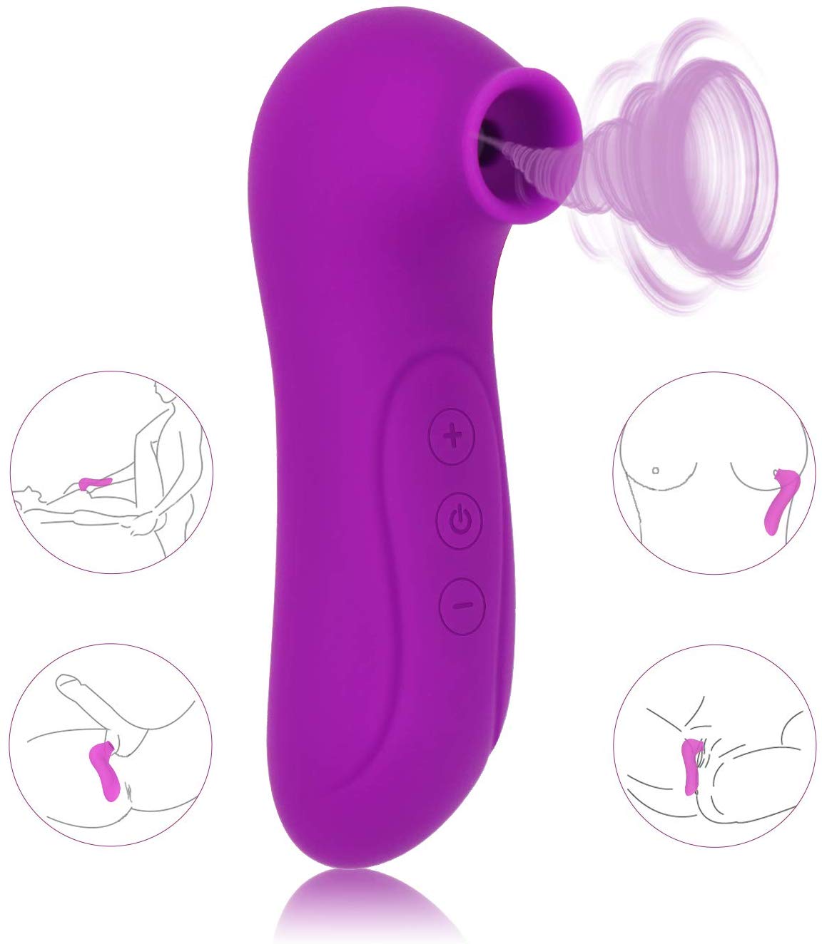 Clitoral Nipples Sucking Vibrator - Adult Toys