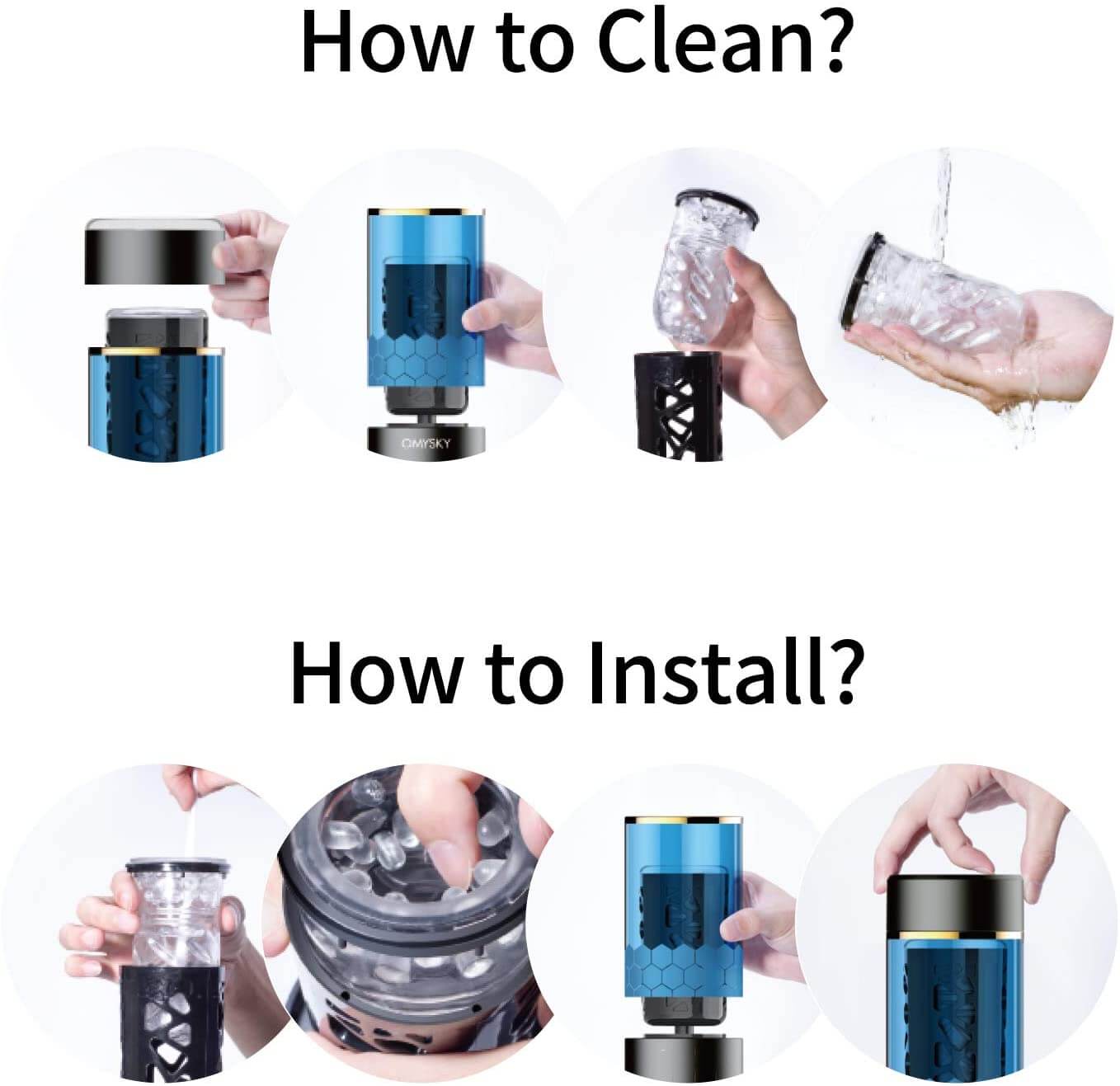 Spinning Male Masturbator 10 Thrusting Stroker Sex Toy Best Sex Toys