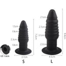 Silicone Finger Thread Hollow Butt Plug For Adult