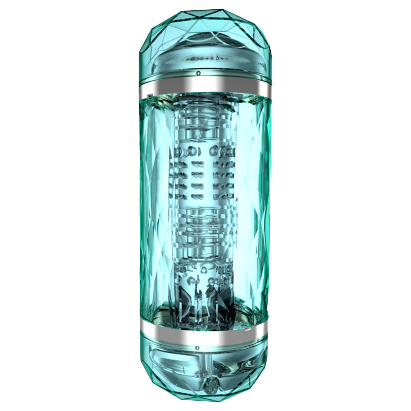 Double Heads 4D Silicone Deep Throat Male Masturbator Vagina Mouth - Adult Toys