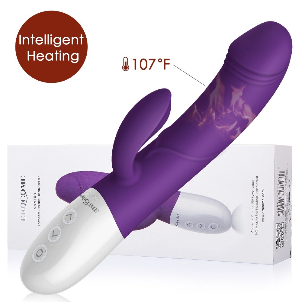 Erocome CRATER Intelligent Heating 8x8 Modes Dual-point Vibrator Weadultshop