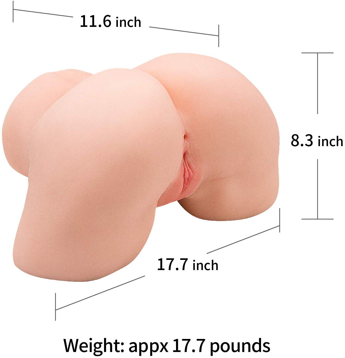 Sex Doll Pocket Pussy 3D Realistic Buff Anal - Adult Toys