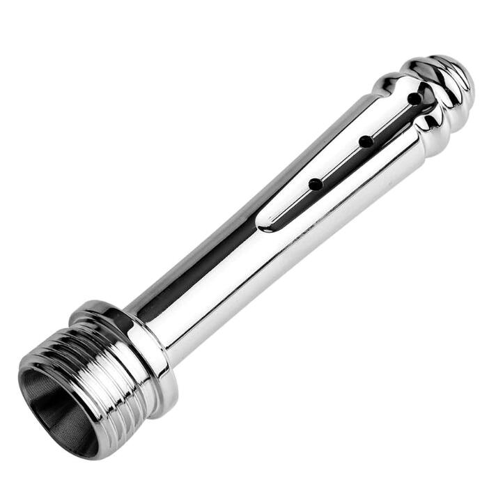 Stainless Steel Colonic Douche Nozzle ANAL Enema Shower Cleaning weadultshop