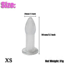 Soft Silicone 5 Size Hollow Butt Plug Anal Sex Toy