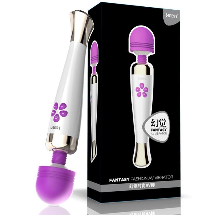Leten Fantasy AV Wand Rotating 10 Modes 7 Speeds Vibrator Weadultshop