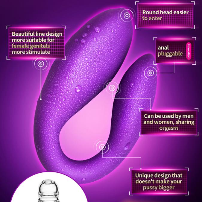 Wearable Wireless Vibrator Dildo G Spot C Shape Silicone Stimulator Wearable Wireless Vibrator Dildo G Spot C Shape Silicone Stimulator