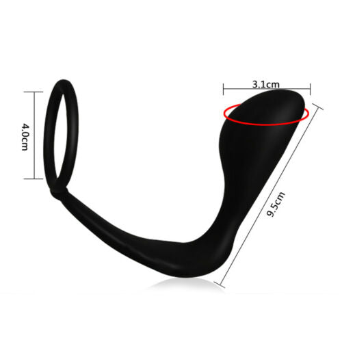 Silicone Anus Expander G-spot Massaging Butt Plug For Gay - Adult Toys