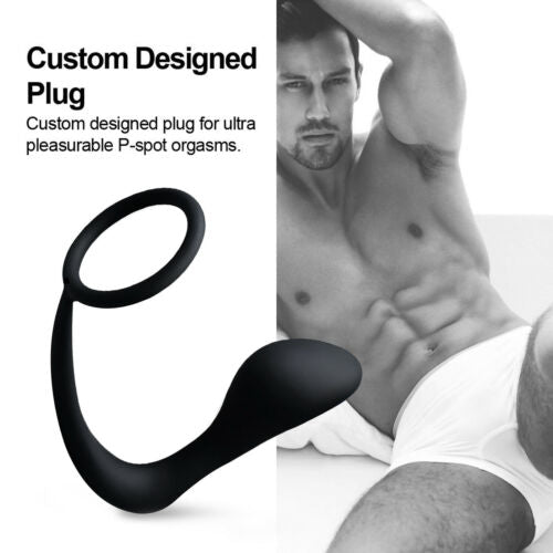 Silicone Anus Expander G-spot Massaging Butt Plug For Gay - Adult Toys