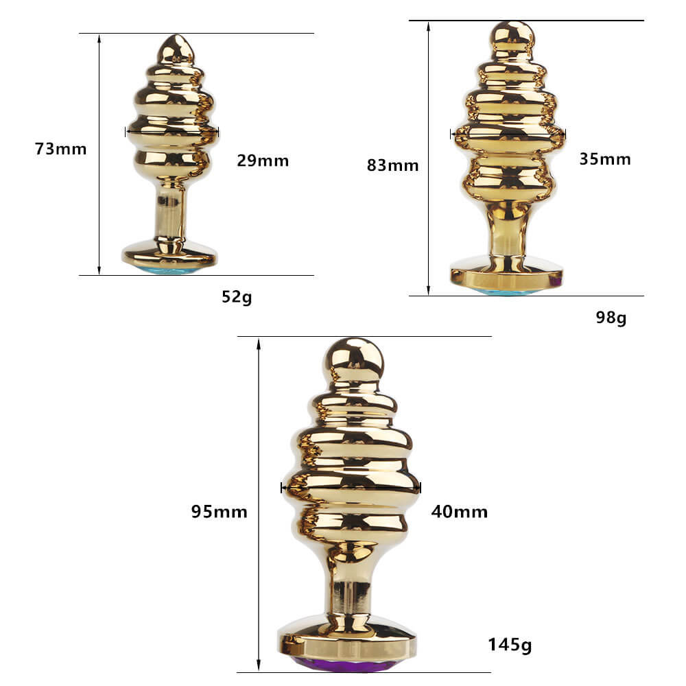 Multiple Colors Thread Small Crystal Metal Anal Beads Weadultshop