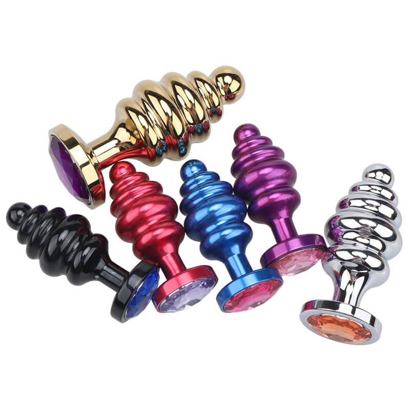 Multiple Colors Thread Small Crystal Metal Anal Beads Weadultshop