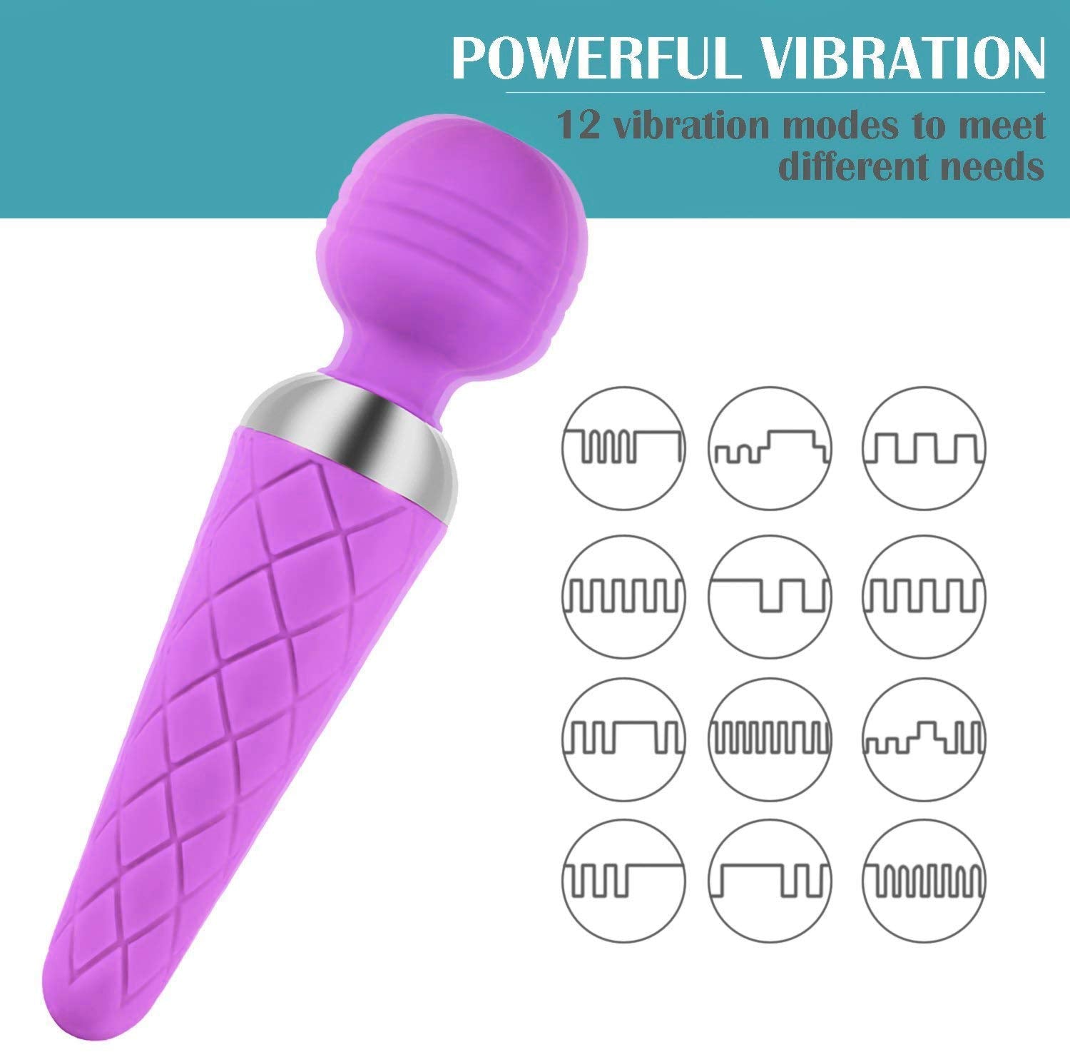 Electric Wand Massager Vibrator For Women Adult Toy - Adult Toys