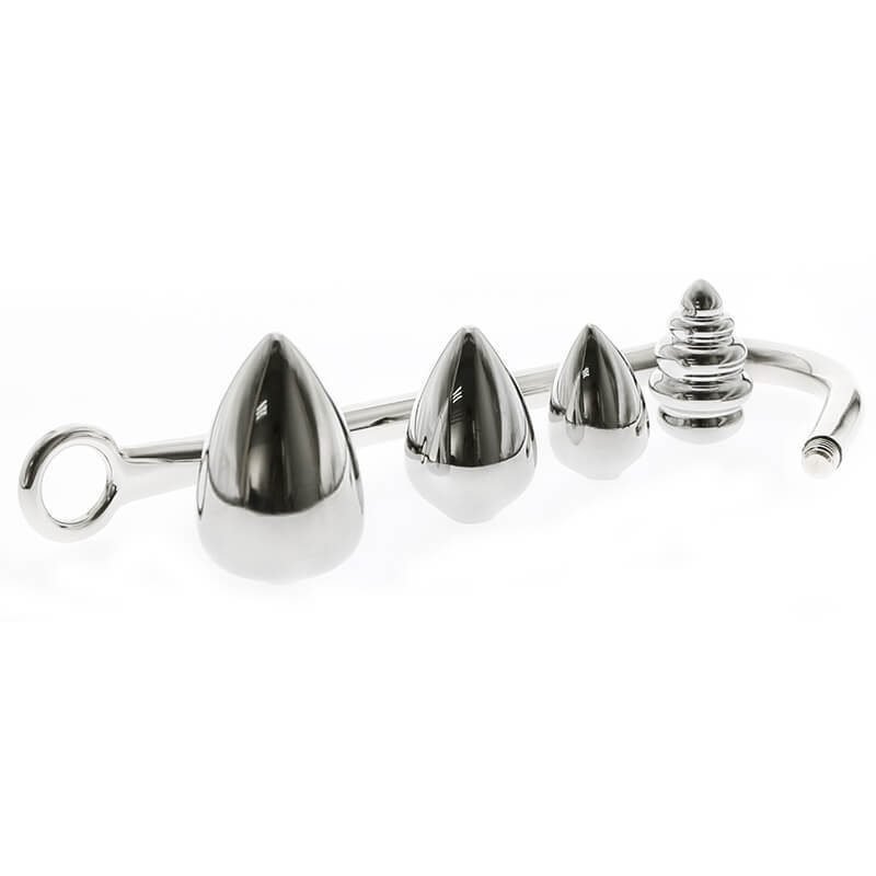 Replaceable Stainless Steel Anal Hook BDSM Sex Toy weadultshop