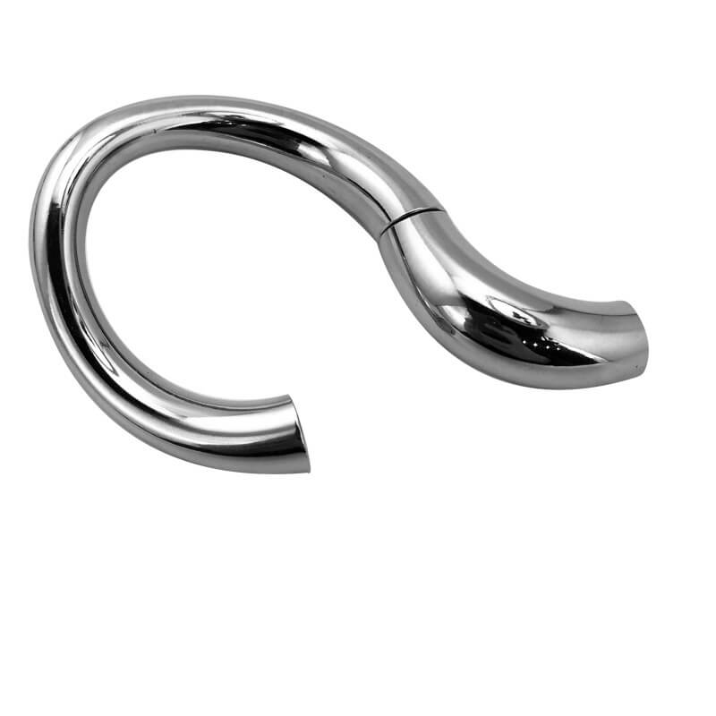 Heavy Male Metal Ball Scrotum Stretcher Magnetic Bondage Lock Cock Ring