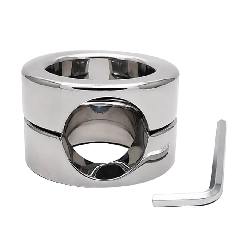 Stainless Steel Scrotum Penis Stretcher Male Sex Toy