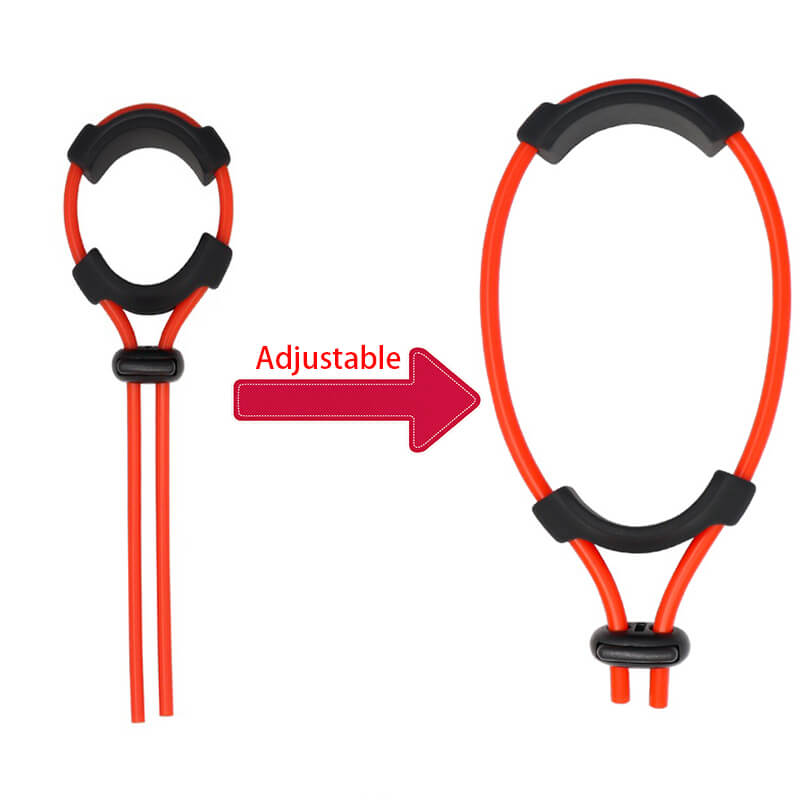 Adjustable Soft Silicone Ball Stretcher Scrotum Bondage Penis Ring