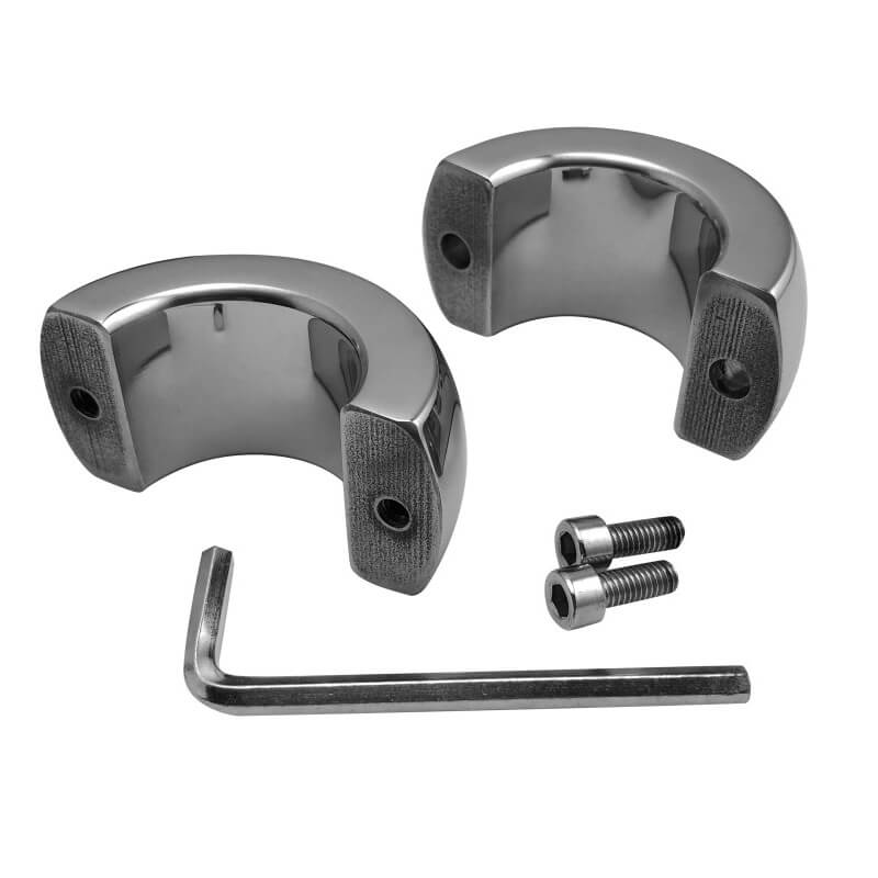 Stainless Steel Testicle Ball Stretcher Scrotum Locking Pendant Weight