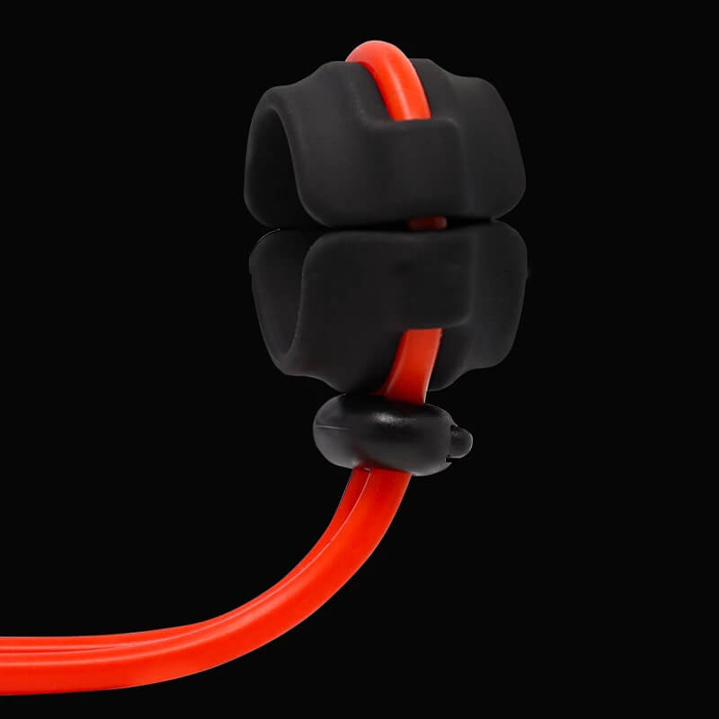 Adjustable Soft Silicone Ball Stretcher Scrotum Bondage Penis Ring