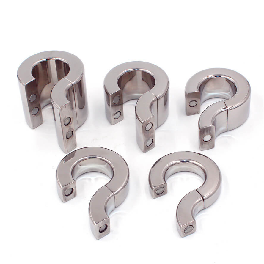 Magnetic Stainless Steel Scrotum Ball Stretcher Testis Weight Cock Ring