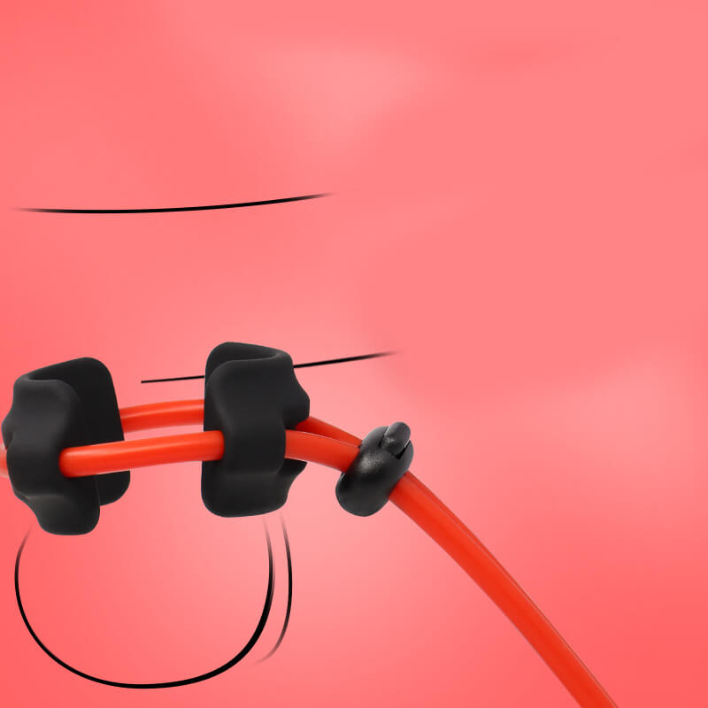 Adjustable Soft Silicone Ball Stretcher Scrotum Bondage Penis Ring