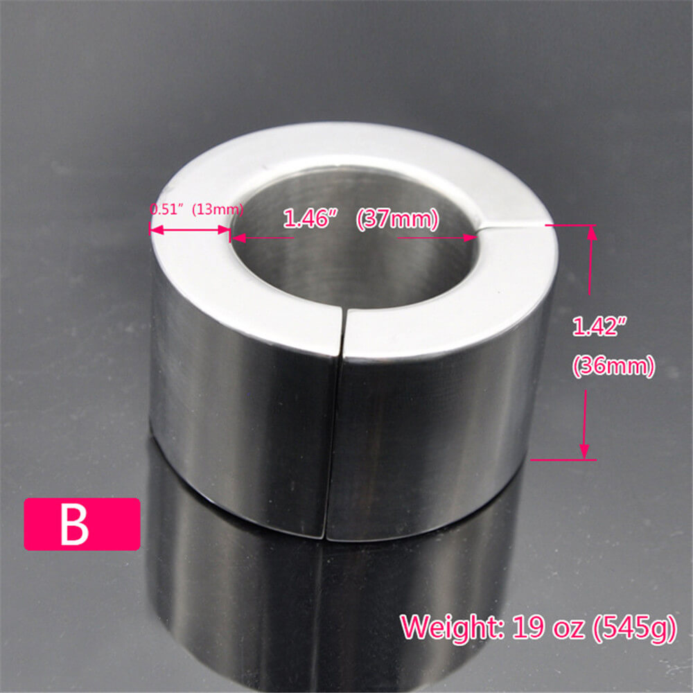 Magnetic Stainless Steel Ball Stretcher Testis Weight Sex Toy