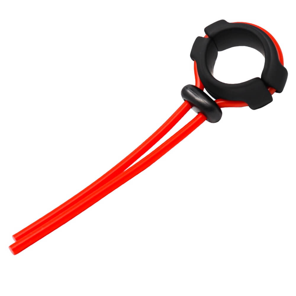 Adjustable Soft Silicone Ball Stretcher Scrotum Bondage Penis Ring