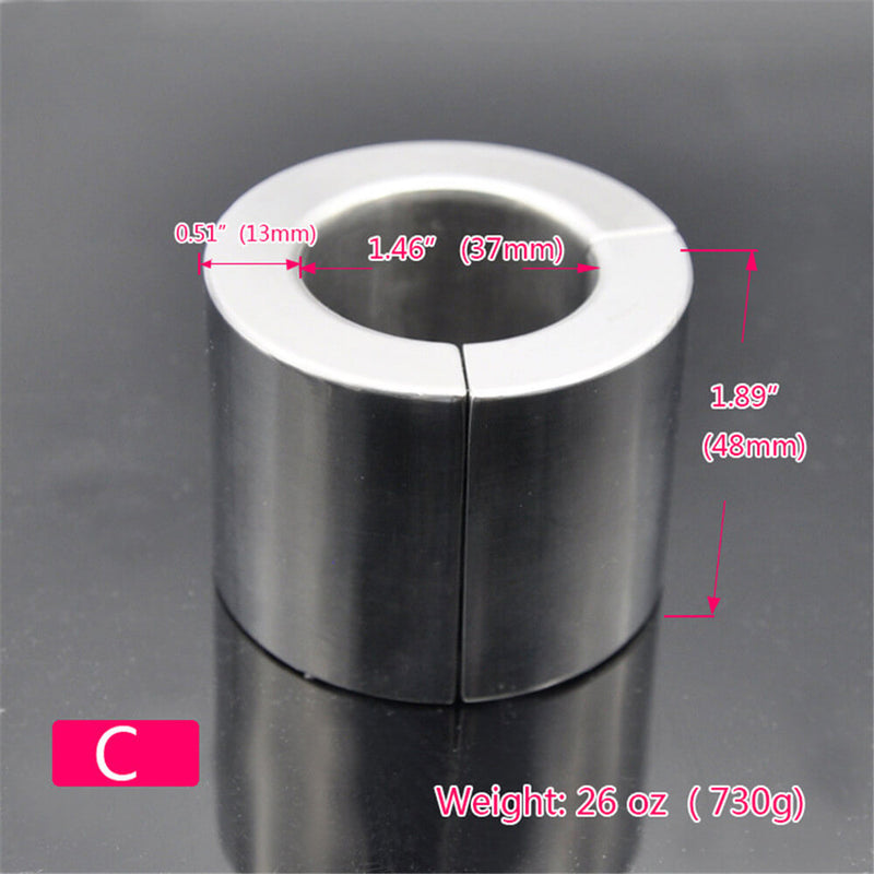 Magnetic Stainless Steel Ball Stretcher Testis Weight Sex Toy