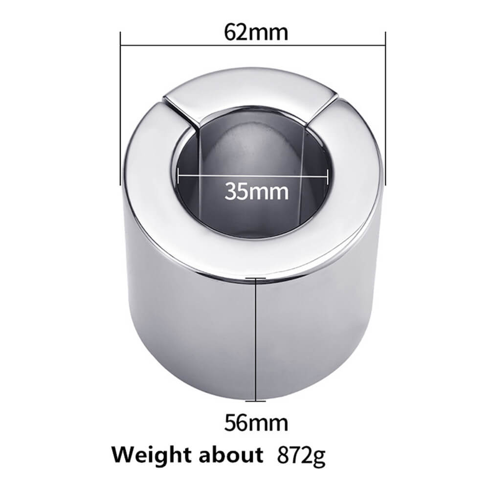 Stainless Steel Magnetic Ball Stretcher Testis Weight For Men