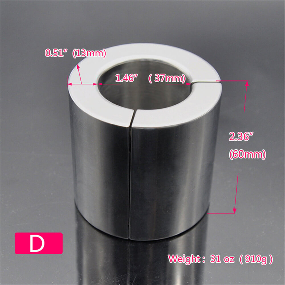 Magnetic Stainless Steel Ball Stretcher Testis Weight Sex Toy