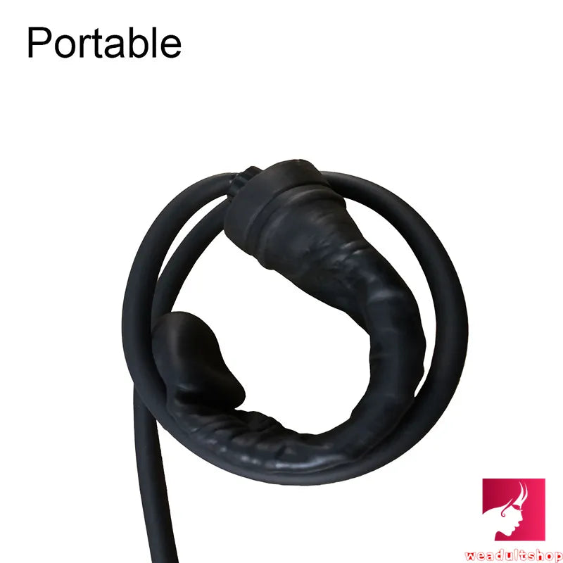 8.66in Realistic Inflatable Dildo For Women Couples Skin Feeling Dildo