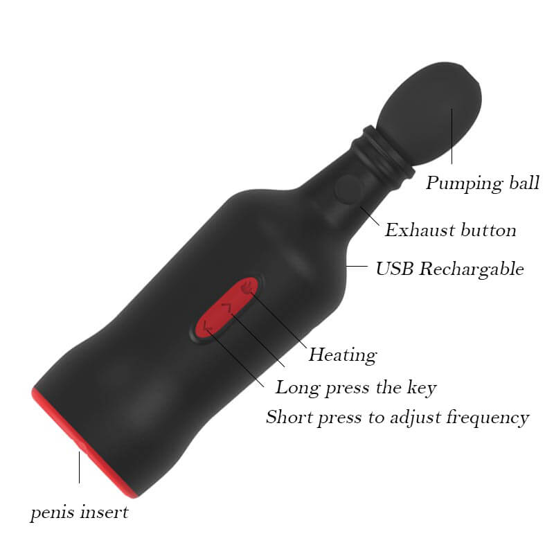 HOTBOY Multiple Frequencies Vibrating Sucking Heating Masturbator weadultshop