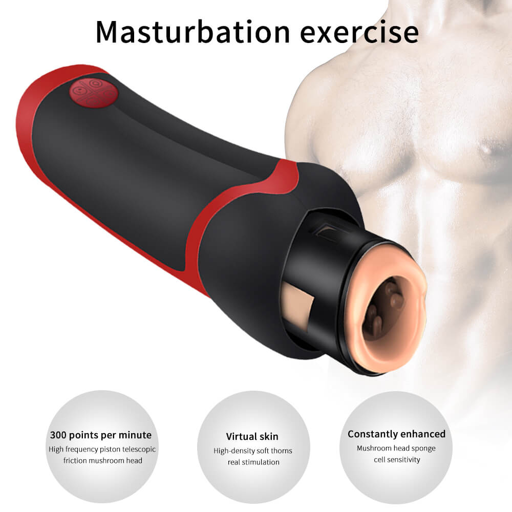 Automatic Thrusting Piston Voice Interaction Masturbator weadultshop