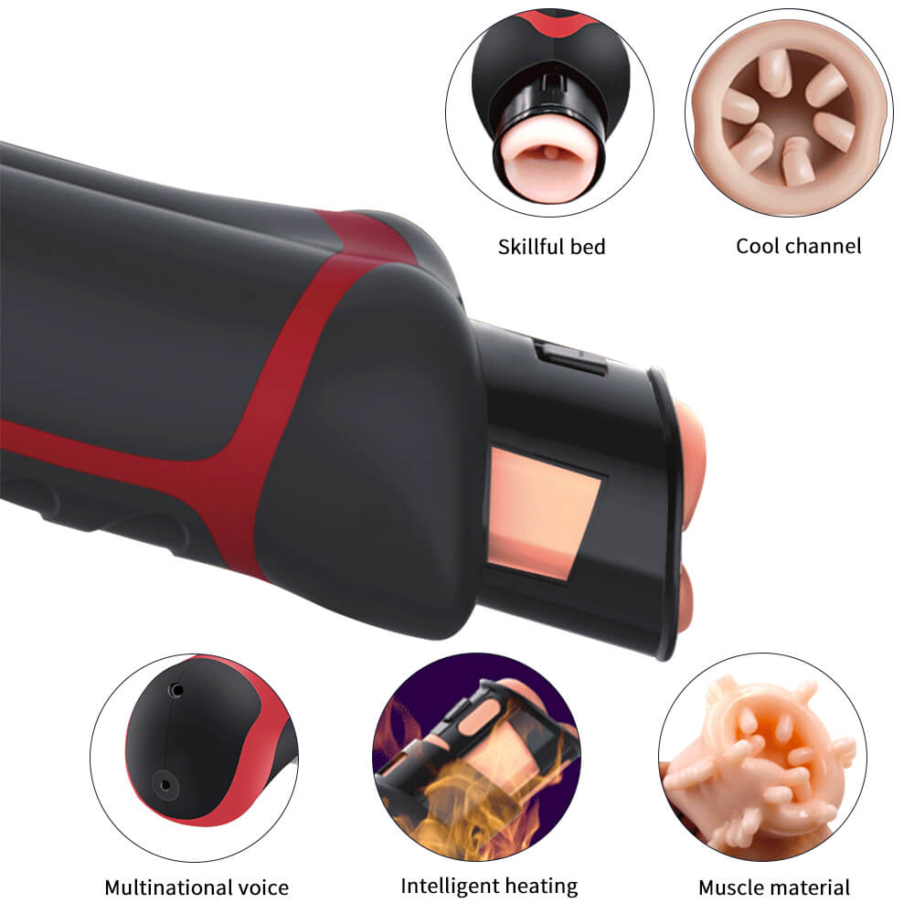 Automatic Thrusting Piston Voice Interaction Masturbator weadultshop