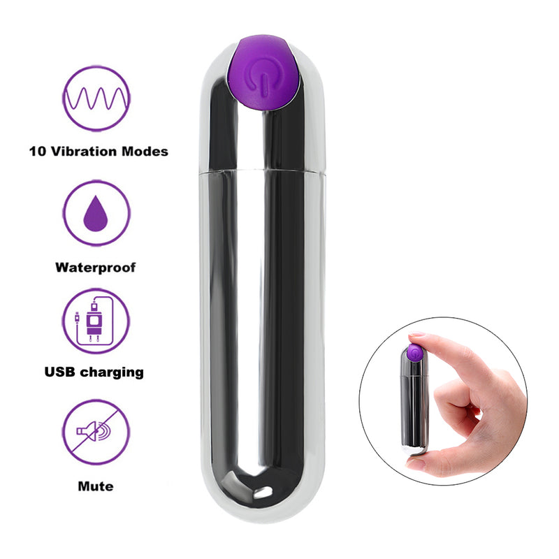 Mini Bullet Vibrator G-spot Clitoris Massager Jump Egg For Women Gay - Adult Toys 