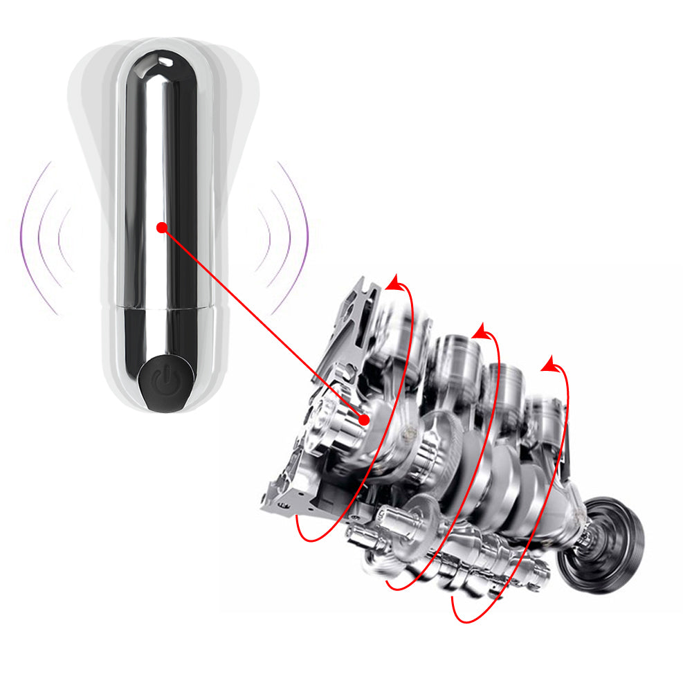 Mini Bullet Vibrator G-spot Clitoris Massager Jump Egg For Women Gay - Adult Toys