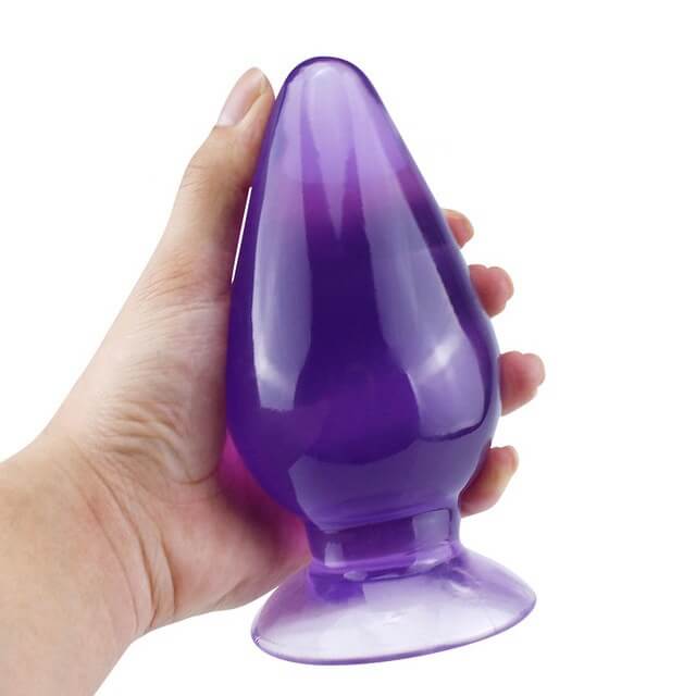 TPE Big Anal Plug For Adult Game With Suction Cup weadultshop