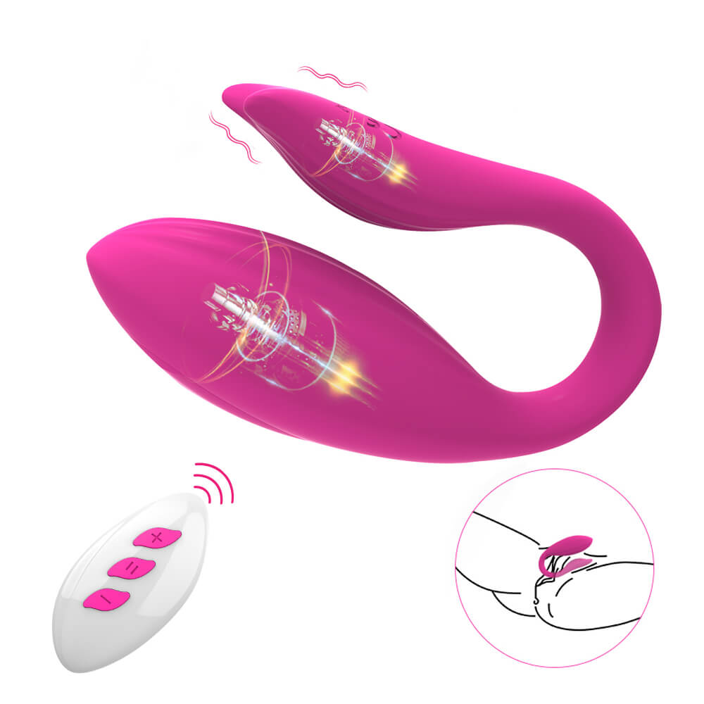 Remote Control Vibrator Wearable Mermaid Shape Sex Toy - Adult Toys