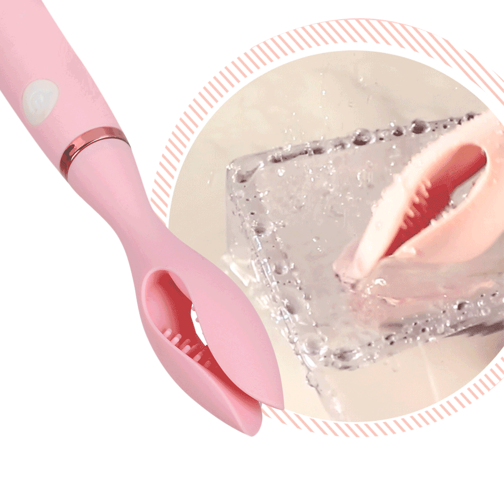 Double-headed Variable Frequency Silent Vibrator For Breasts Vagina Weadultshop