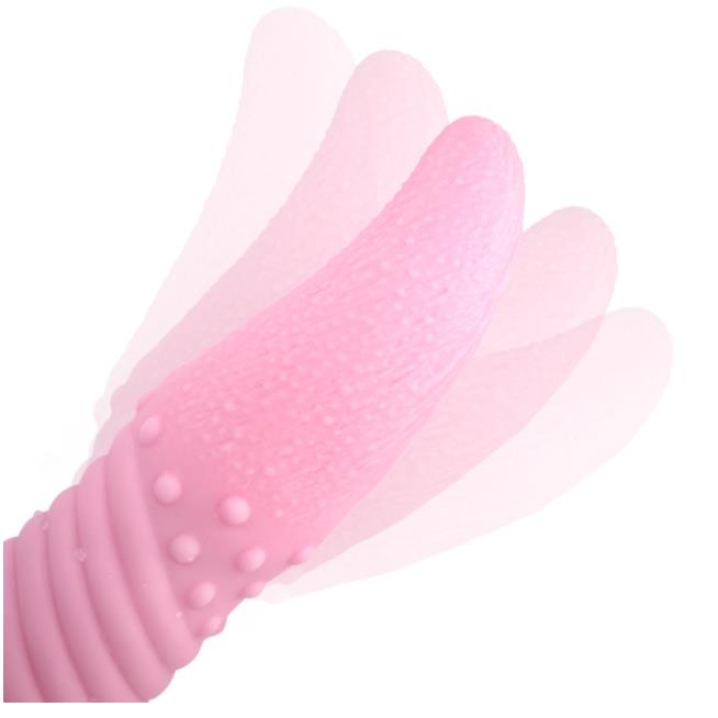 TSN Near-invisible Tongue Licking Clitoris Sex Toy Vibrator For Women - Adult Toys