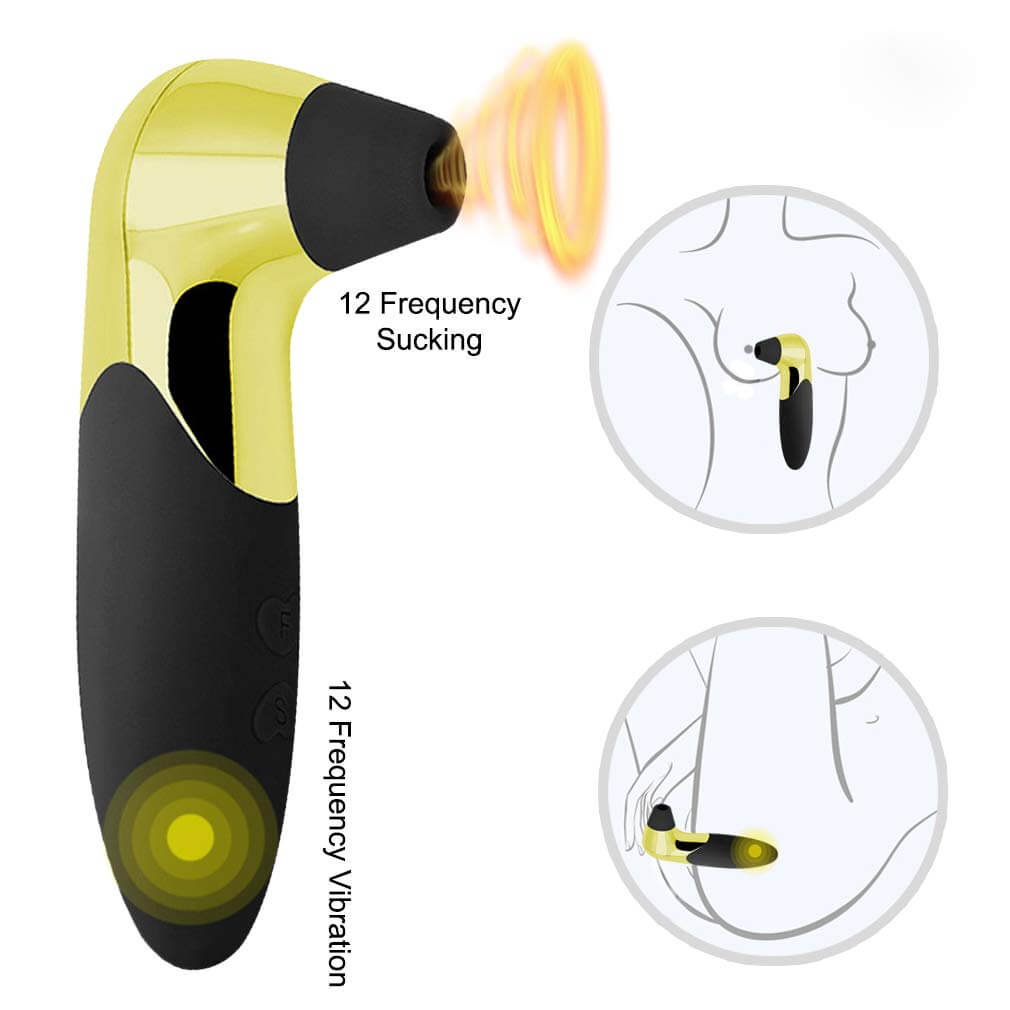 Suction Vibrator Pussy Sucking Nipples Stimulator - Adult Toys