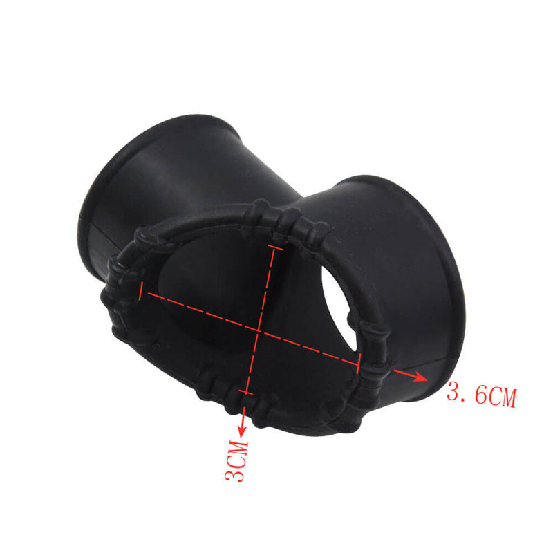 Cock And Ball Ring Sex Toy Soft Ball Stretcher For Men
