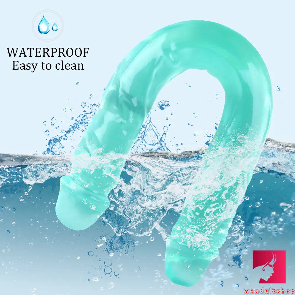 15.55in Women Sex Masturbation Double Ended Dildo Adult Toy