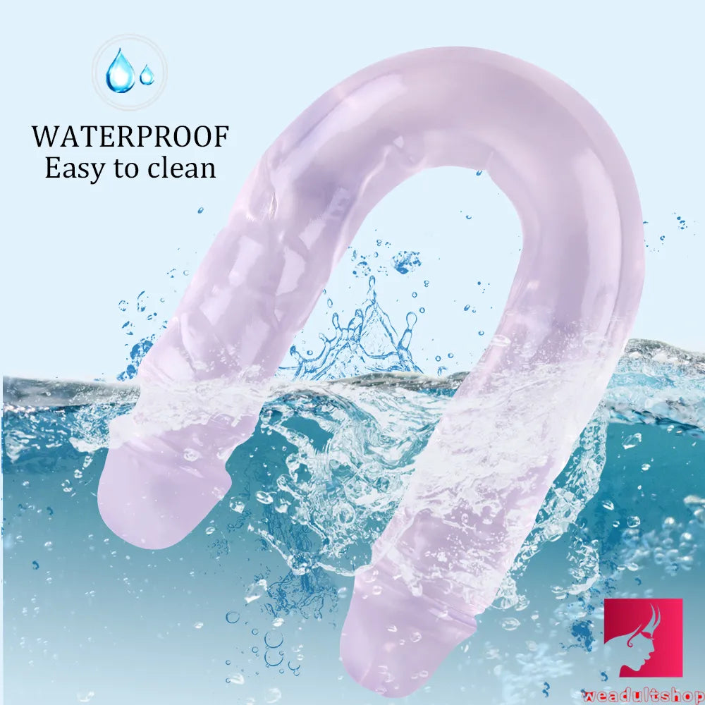 15.55in Women Sex Masturbation Double Ended Dildo Adult Toy
