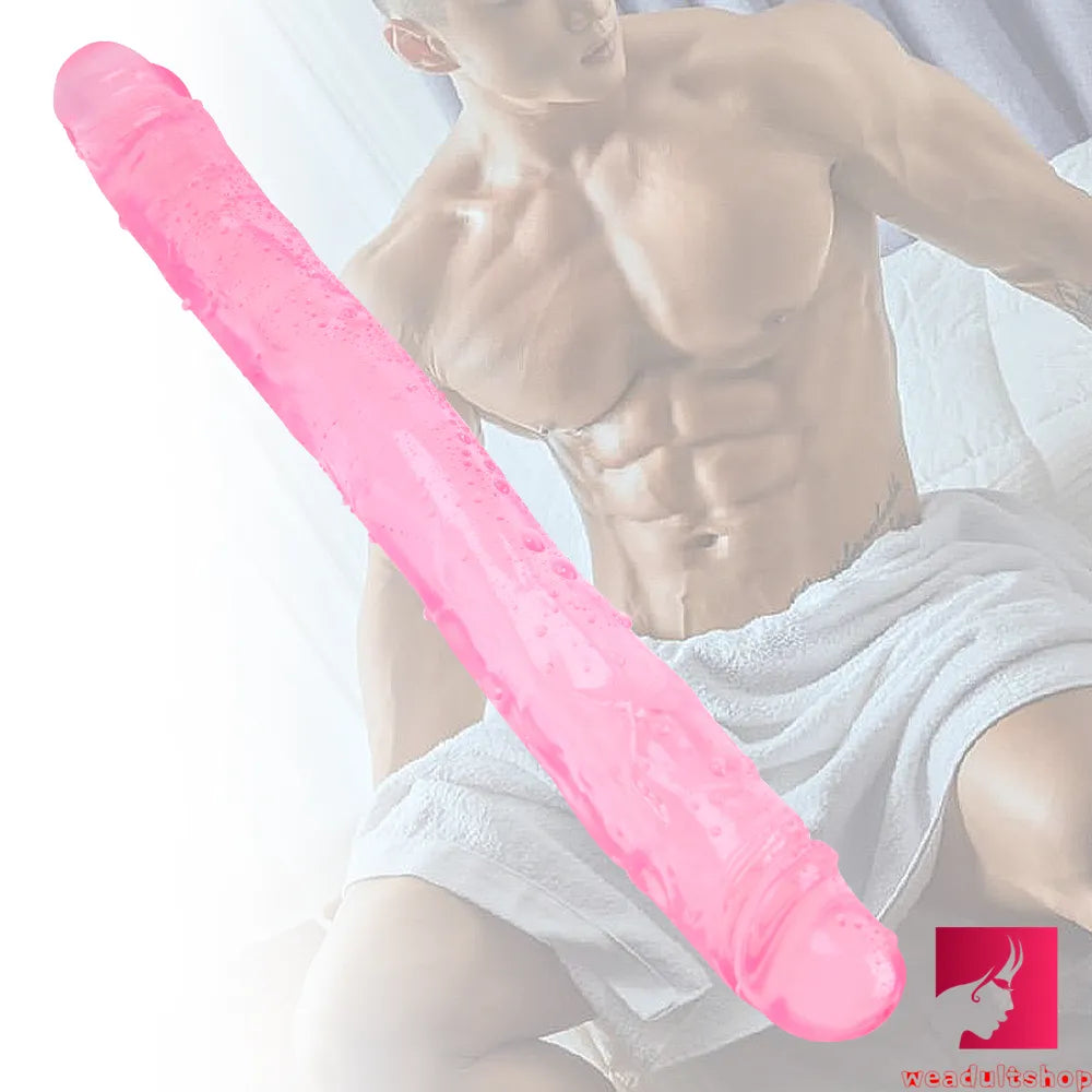 15.55in Women Sex Masturbation Double Ended Dildo Adult Toy